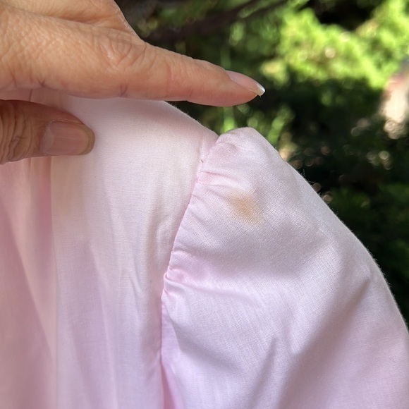 Vintage handmade pink quilted button down‎ dress - Picture 11 of 15